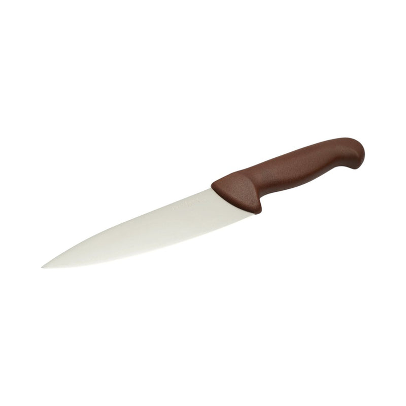 Coltello da chef professionale da 18 cm, lama in acciaio 5Cr15MoV, manico in PP marrone Breckner Germany