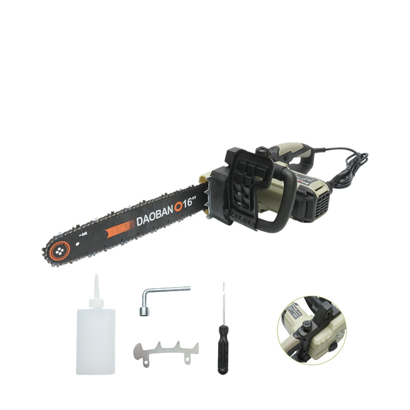 Motosega elettrica 2100 W, 220 V, barra da 16 pollici (400 mm), diametro di taglio 405 mm Breckner Germany