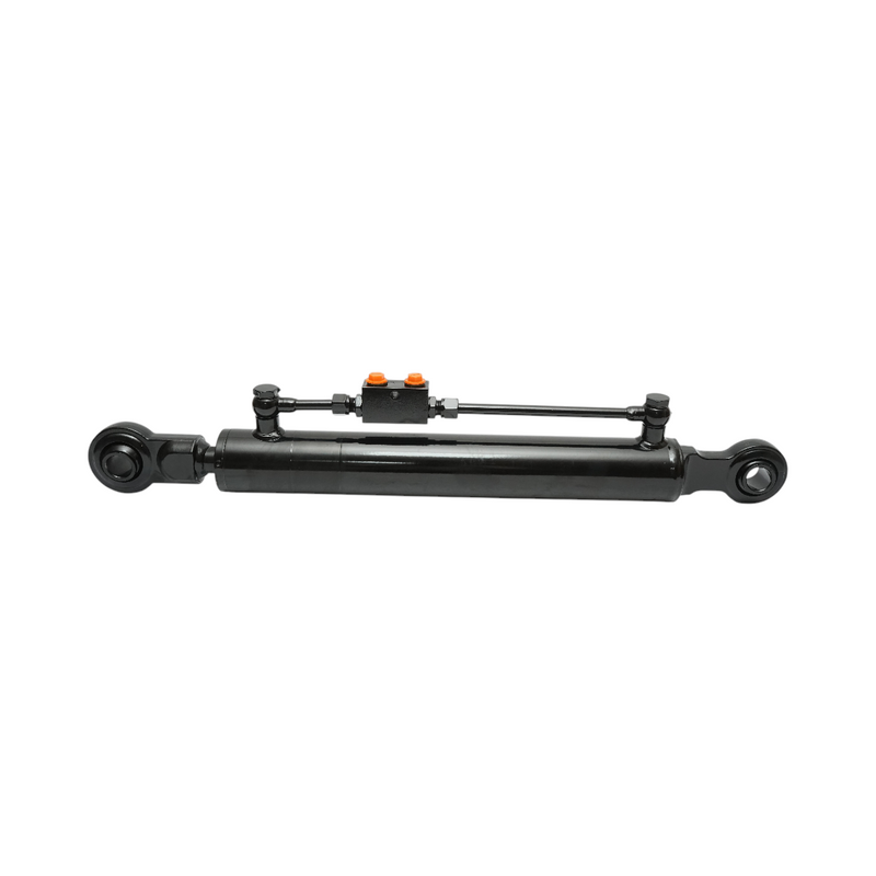 Terzo punto centrale regolabile idraulico, categoria 2–2, lunghezza chiusa 680 mm, corsa 360 mm.