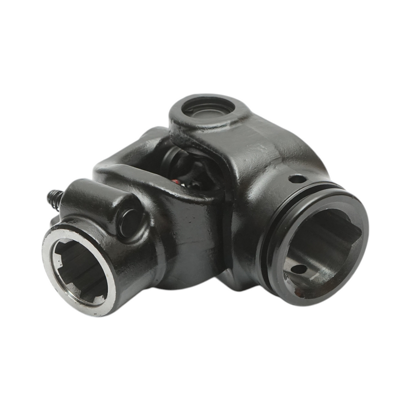 Giunto cardanico completo FCF L4 T4, con crociera 27 × 75 mm e tubo profilato a limone da 48 mm