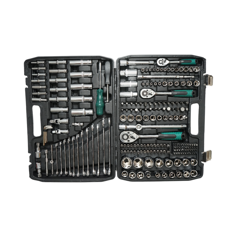 Set di chiavi combinate e a bussola Cr-V da 216 pezzi Breckner Germany