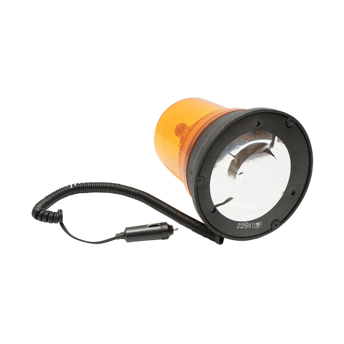 Lampeggiante LED/SMD 12V con base magnetica e spina accendisigari