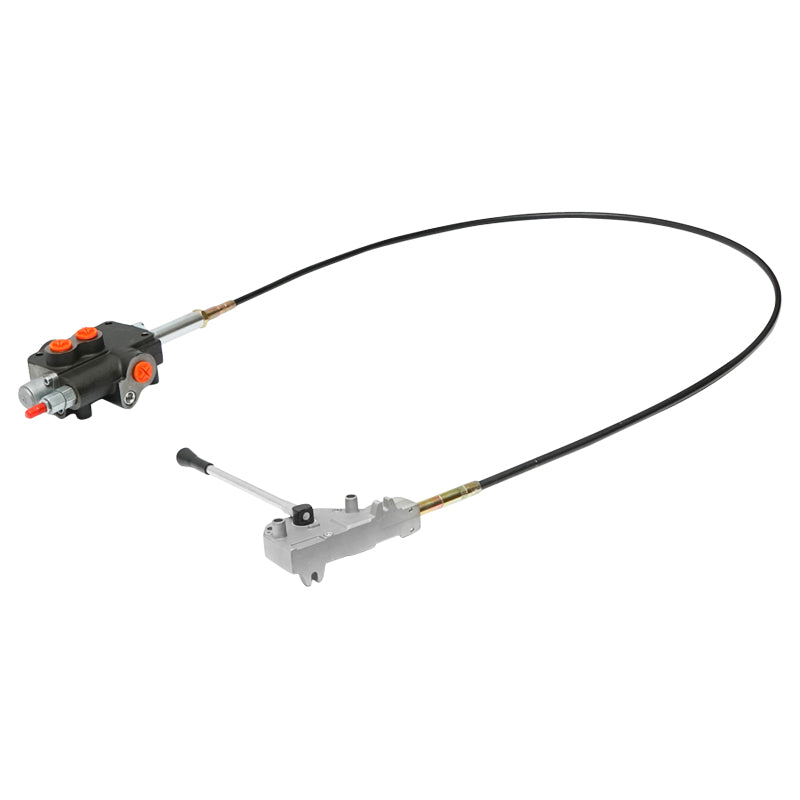 Distributore idraulico a 1 leva, lunghezza cavo 2 m, pressione 250 bar, portata 80 L/min Breckner Germany