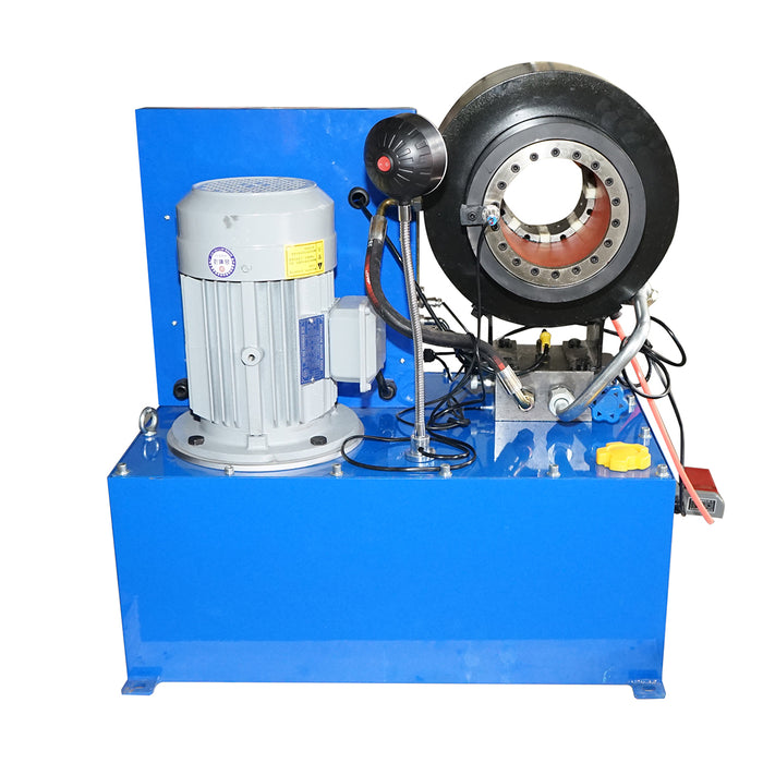 Pressatubi oleodinamici Pressa per crimpare tubi oleodinamici alta pressione per tubi 6-51mm 380V 3kW con cambio rapido Breckner Germany