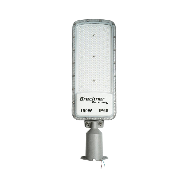 Lampione stradale LED da 150 W, 100-265 V, 6500 K, 16500 lm, montaggio su palo, 535x170x25 mm, IP66 Breckner Germany