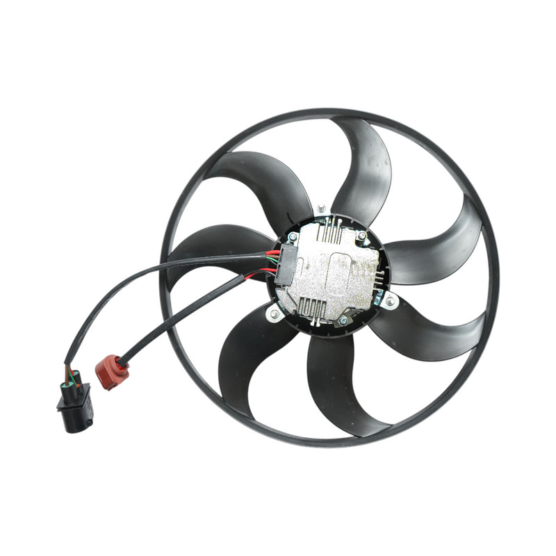 Ventilatore radiatore – Audi, Seat, Skoda Diametro ventola: 360 mm Codici OEM compatibili: 1K0959455CQ, 1K0959455DT, 1K0959455FR, 47389, 1925002220