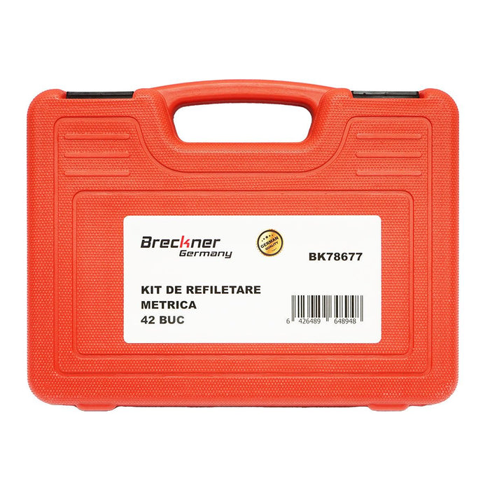 Kit di Riparazione Filettatura metrica UNF e UNC da 42 Pezzi, Inserti per Riparazione UNC/unf e metrici