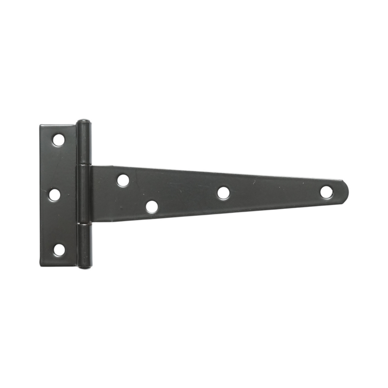 Cerniera a T per cancelli, 70x151 mm, acciaio nero, viti incluse