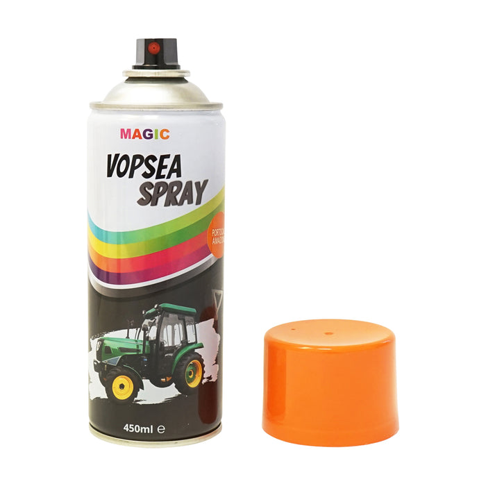 Spray vernice auto arancione tipo Amazone professionale ad asciugatura rapida, 450 ml MAGIC