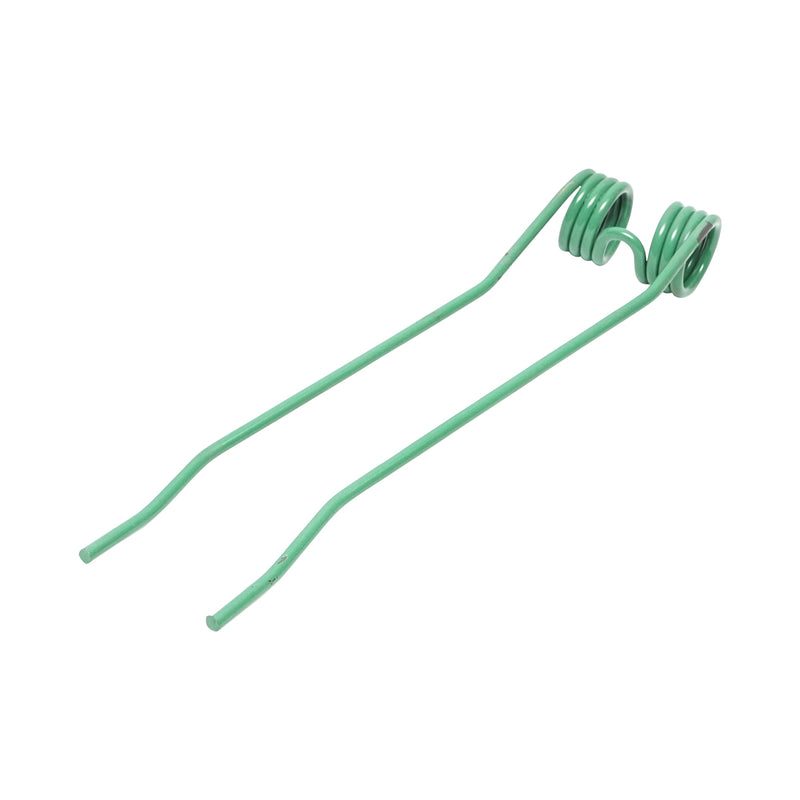 Dente elastico per ranghinatore Fella, 95x441x8 mm, destro, verde