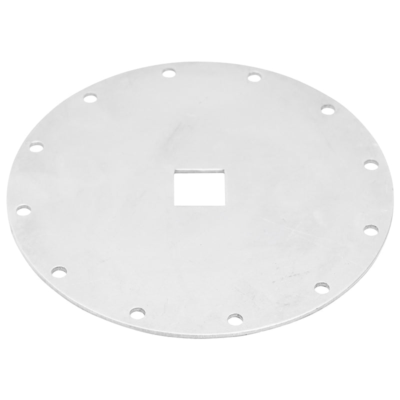 Disco seminatrice SPC 6-8, diametro 140 mm, attacco quadro da 18 mm, fori 12x5,2 mm.