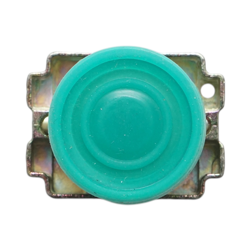 Pulsante di comando verde con protezione IP65, 1NO, 400V/10A, LAY5 Breckner Germany