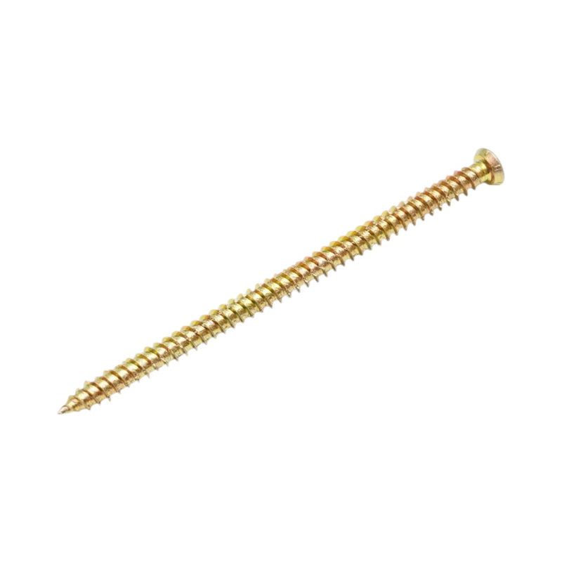 Vite per il fissaggio di serramenti 7,5x132 mm, Torx TX30, acciaio zincato giallo, 100 pz/scatola