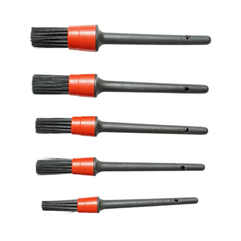 Set di 5 spazzole per la pulizia e i dettagli degli interni auto (20-40 mm) Breckner Germany