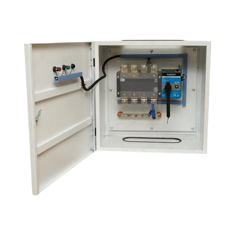 Commutatore di trasferimento automatico (ATS) 400 A, 400 V, 4 poli per generatore elettrico da 225 kVA