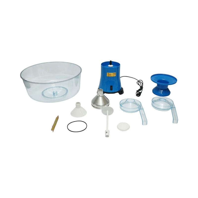 Separatore di panna dal latte o per scrematura automatica 60W, 220V, contenitore in plastica 7L, capacità 80 L/h