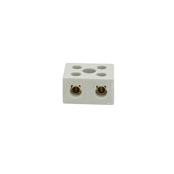 Morsettiera in ceramica 30A, 2 poli 0,5-6mm Leader