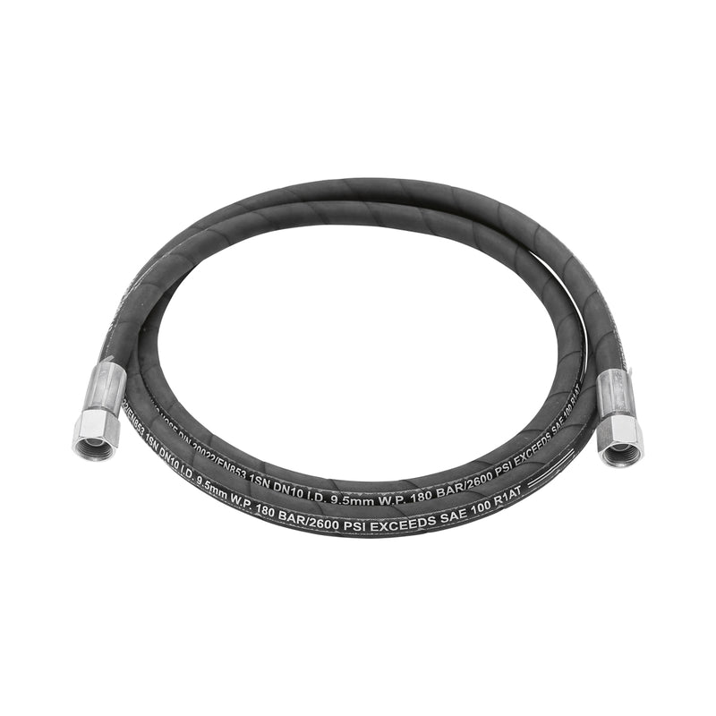 Tubo ad alta pressione 2SN DN10 con raccordi pressati idraulicamente, L = 2700 mm (riduzione M20x20)