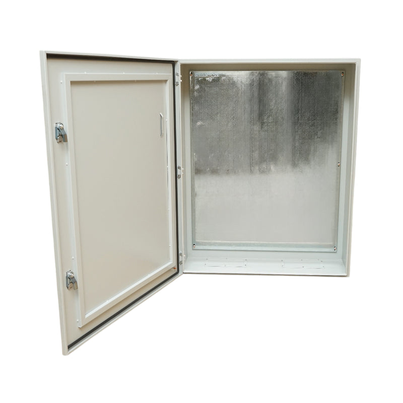 Armadio elettrico in metallo Longroad per esterni con piastra di montaggio 1000x800x250 mm IP65
