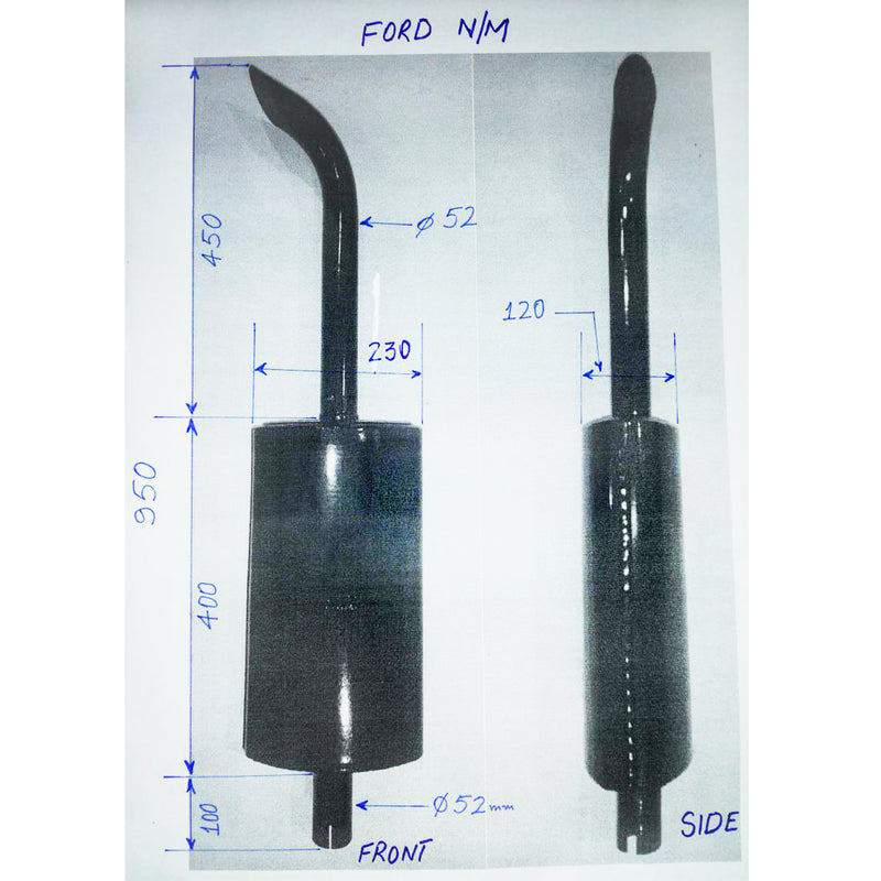 Tamburo di scarico per Ford N/M