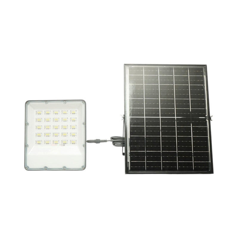 Faro LED da 400 W, 6500 K, con pannello solare bifacciale da 40 W, batteria LiFePO4 da 20.000 mAh e telecomando (IP66) Breckner Germany