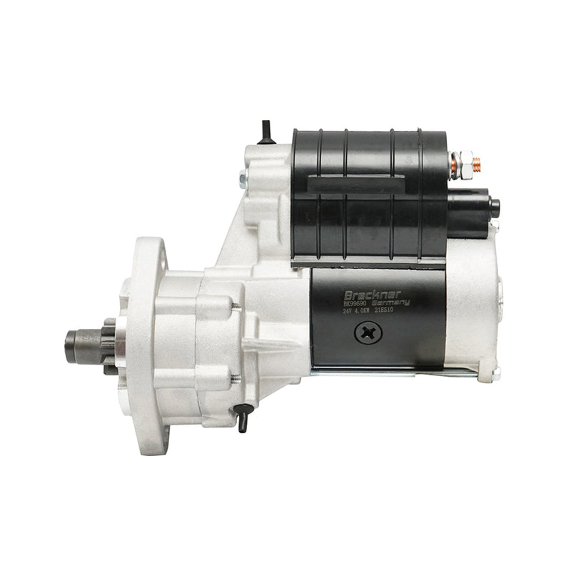 Motorino di avviamento 24V / 4 kW con pignone Bendix Z=9 per Fiat 314, 315, 411, 415, 441. Breckner Germany