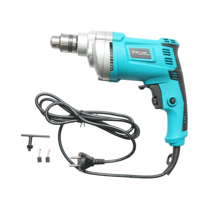 Trapano e avvitatore 750W, 220V, mandrino da 10mm, velocità 4500rpm Breckner Germany