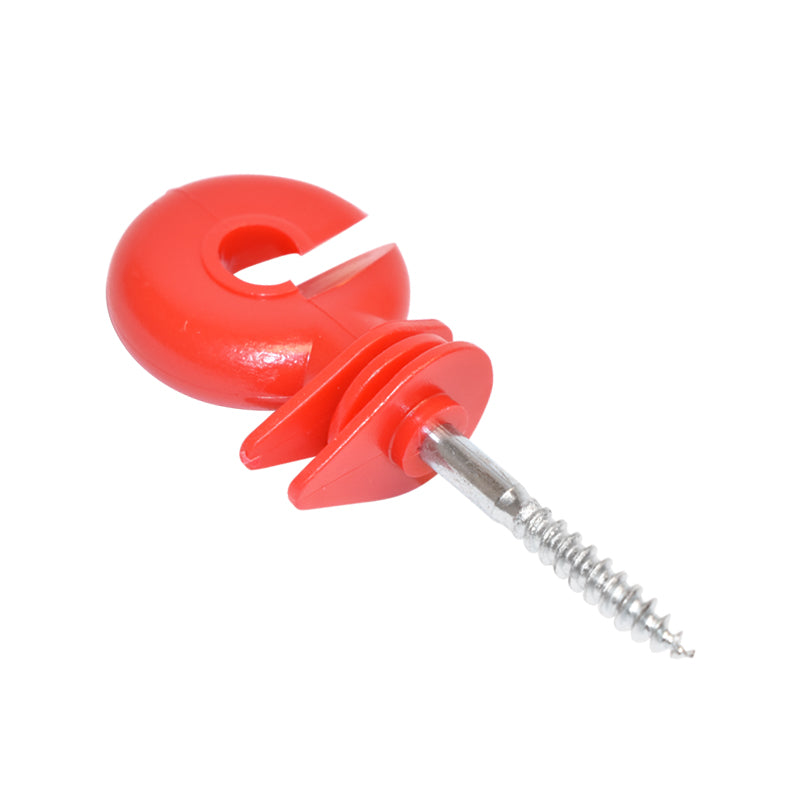 Isolatore ad anello rosso di alta qualità (91x35 mm) per recinti elettrici Breckner Germany