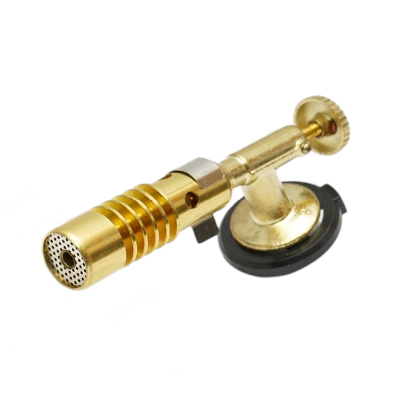 Testina per cannello a gas FlameGun per bombolette spray, accensione manuale, fiamma regolabile a 1300°C.