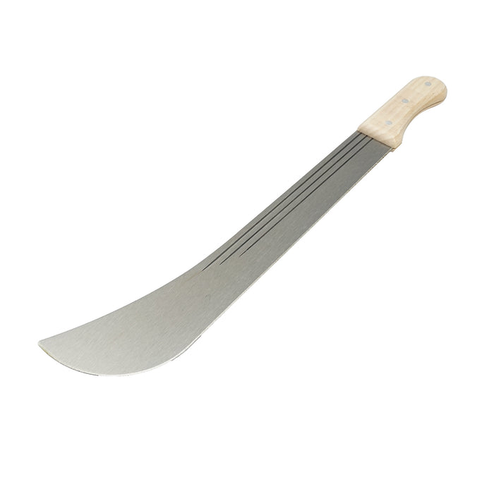 Machete in acciaio da 610 mm con manico in legno