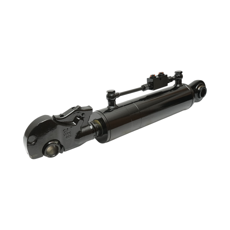 Tirante centrale idraulico regolabile 645–885 mm, categoria 3-3, attacco rapido, corsa 240 mm, perno da 32 mm, stelo da 50 mm.