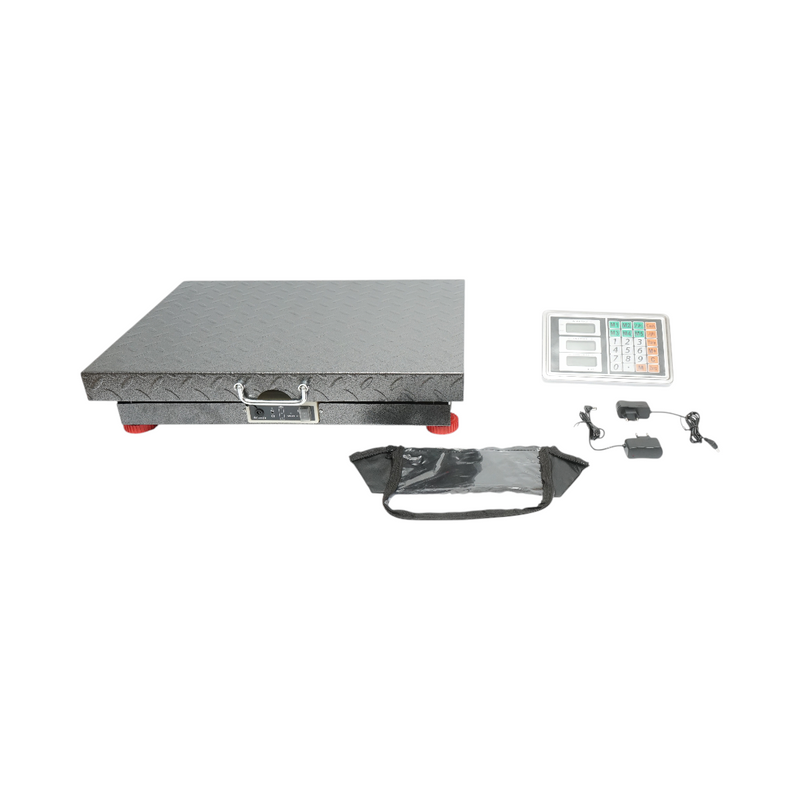 Bilancia elettronica a pavimento wireless (700 kg) con display WiFi, piattaforma 50x60 cm