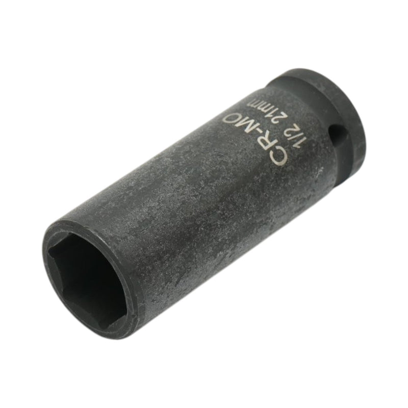 Bussola a impatto lunga 21 mm, lunghezza 78 mm, attacco quadro da 1/2", Cr-Mo Breckner Germany