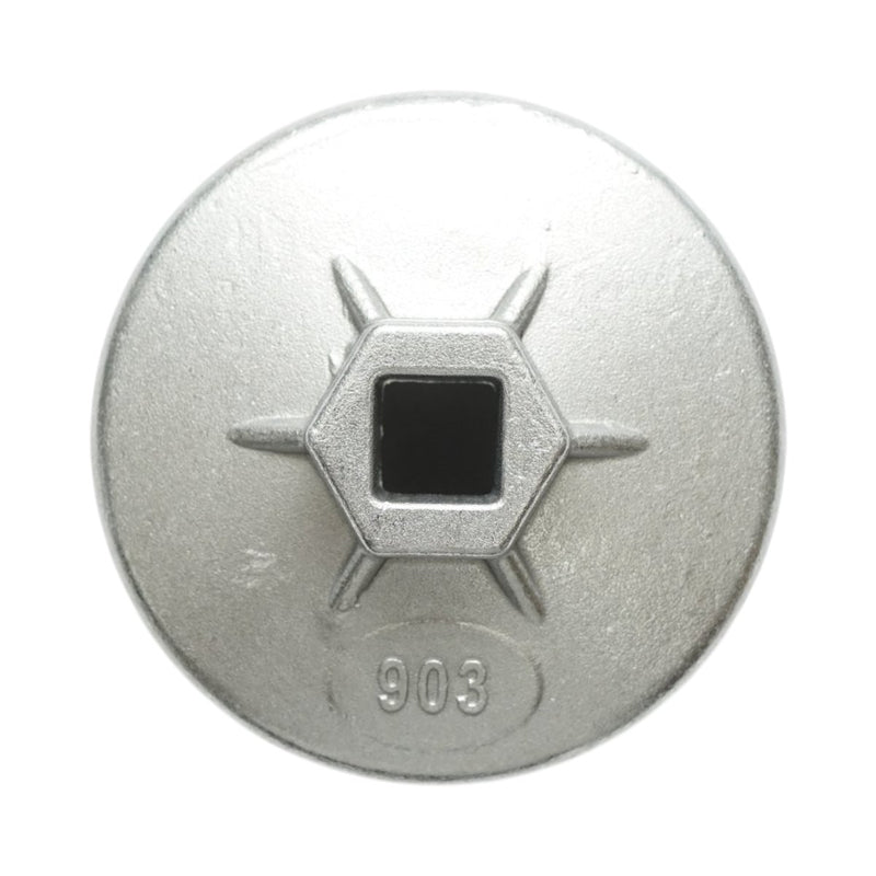 Chiave a tazza per filtri olio, 74 mm x 14 scanalature, attacco da 1/2 pollice Breckner Germany