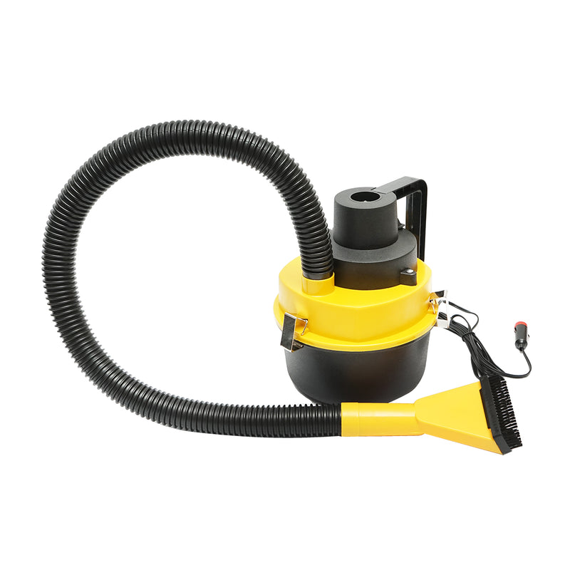 Aspirapolvere per solidi e liquidi, alimentazione tramite presa auto a 12 V, potenza 60 W.