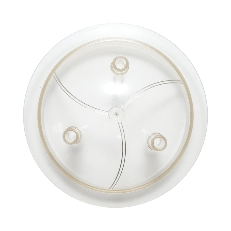 Coperchio trasparente per tanica da 40 litri con 3 uscite per mungitrice per mucche Breckner Germany