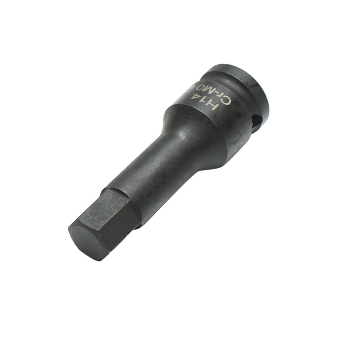 Chiave a bussola a impatto esagonale H14, 78 mm, quadrata 1/2 Cr-Mo