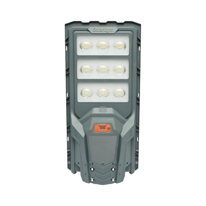 Lampione stradale solare a LED da 300 W con pannello solare da 20 W, batteria LiFePO4 da 15.000 mAh, sensore di movimento, telecomando e supporto per palo (IP65) Breckner Germany