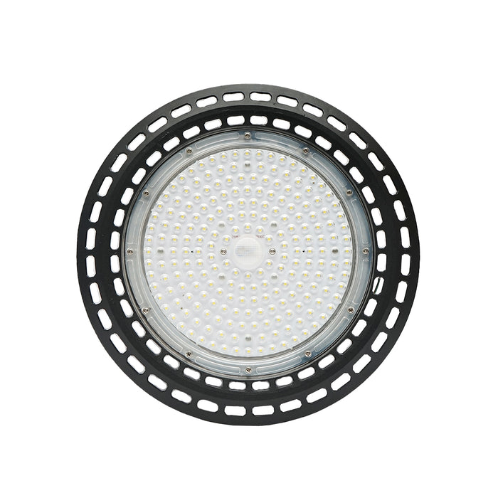 Plafoniera LED per capannone/magazzino 150W UFO temperatura colore 6500K protezione IP 65 220V