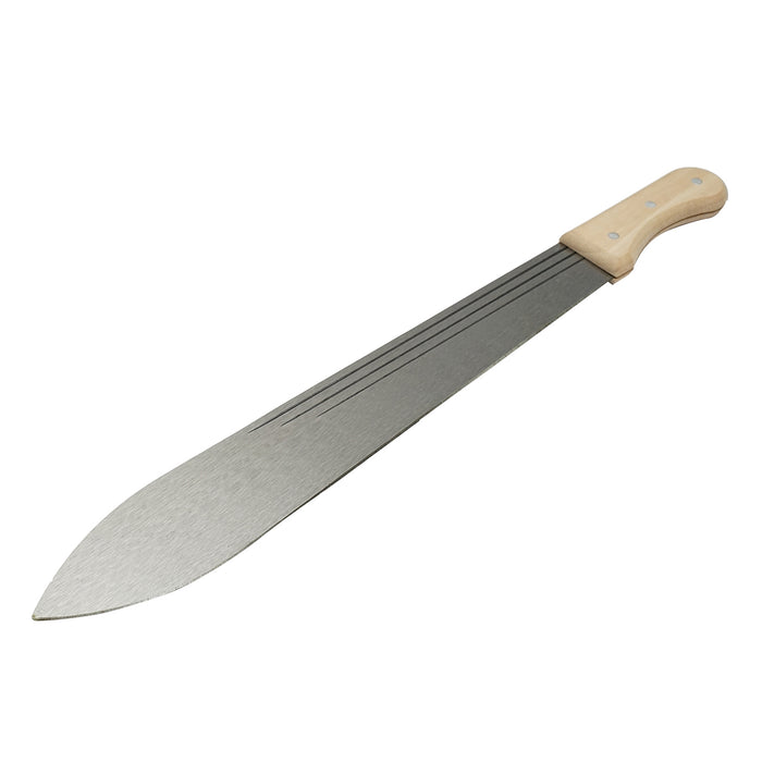 Machete in acciaio 610mm con manico in legno