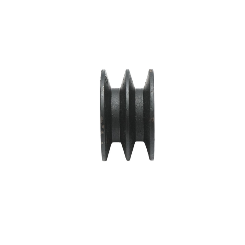 Puleggia a 2 gole 58x32 mm per albero da 24 mm con chiavetta