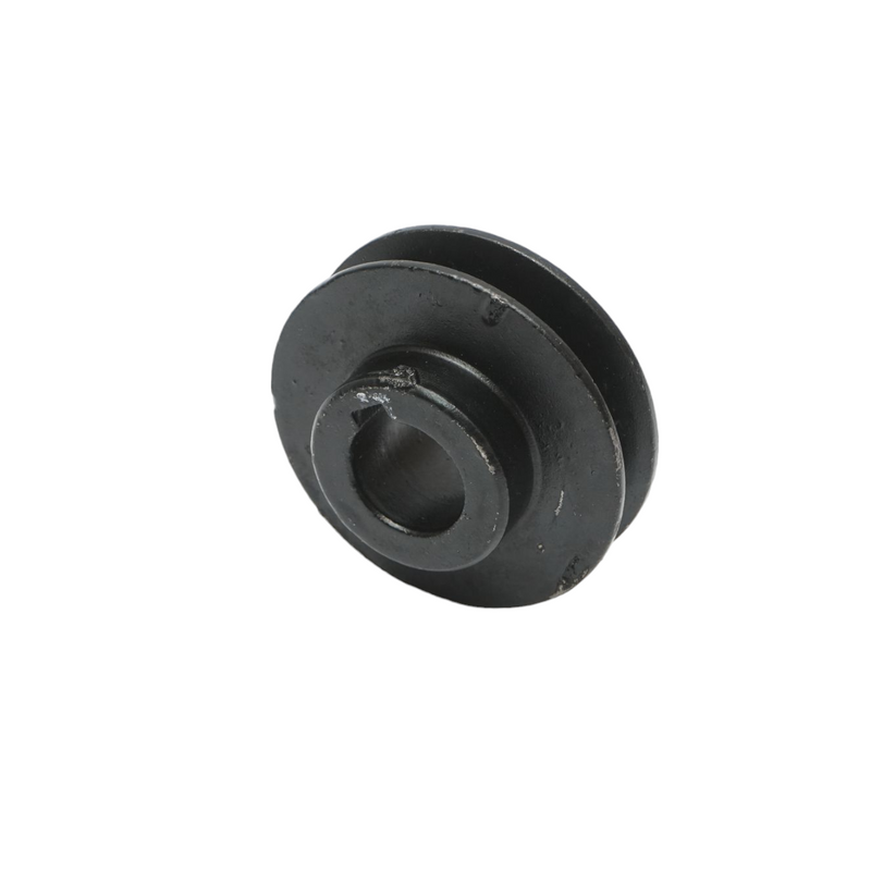 Puleggia a gola singola 76,5x32 mm per albero da 24 mm con chiavetta