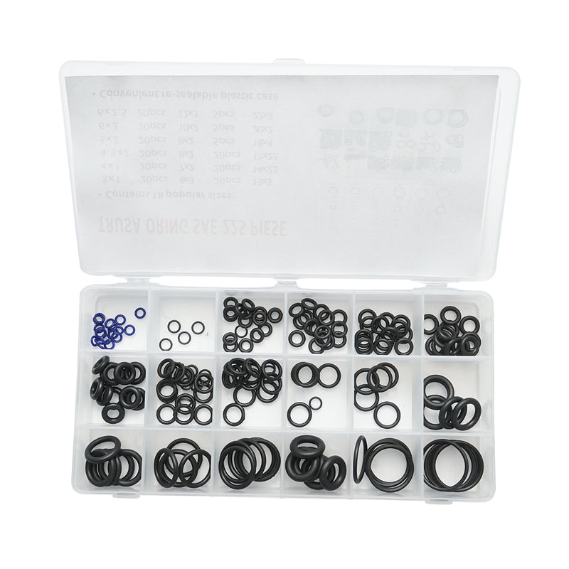 Kit di O-ring metrici e SAE da 225 pezzi