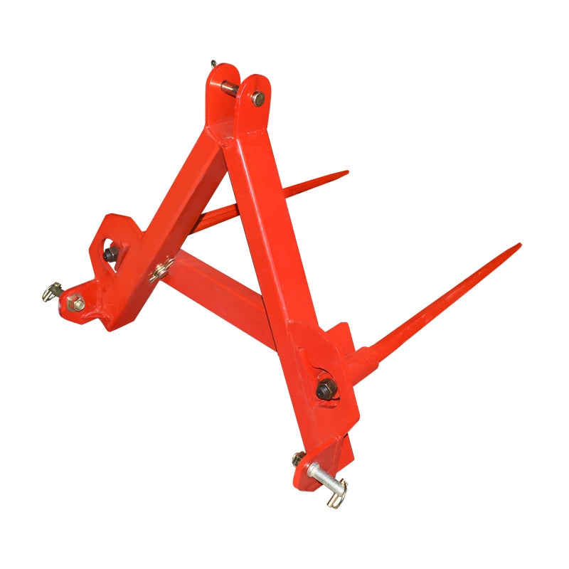 Forca posteriore per balle (33 kg) con due denti da 800 mm