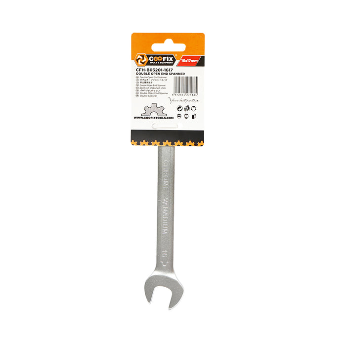 Chiave fissa doppia 16x17 mm professionale Coofix