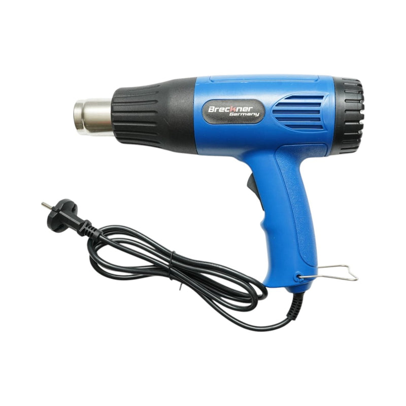 Pistola termica 1600 W, 220 V, portata d'aria 300/500 l/min, 2 livelli di temperatura 300/600 °C Breckner Germany