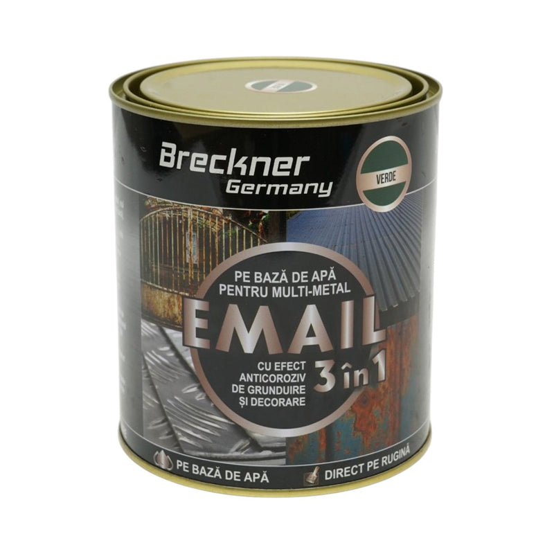 Smalto anticorrosivo 3 in 1 "John Deere Green" per metallo, 750 g, applicabile direttamente sulla ruggine, a base d'acqua Breckner Germany