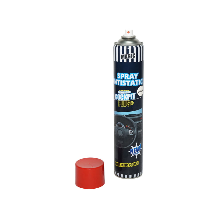 Spray per cruscotto in silicone antistatico alla vaniglia 750ml