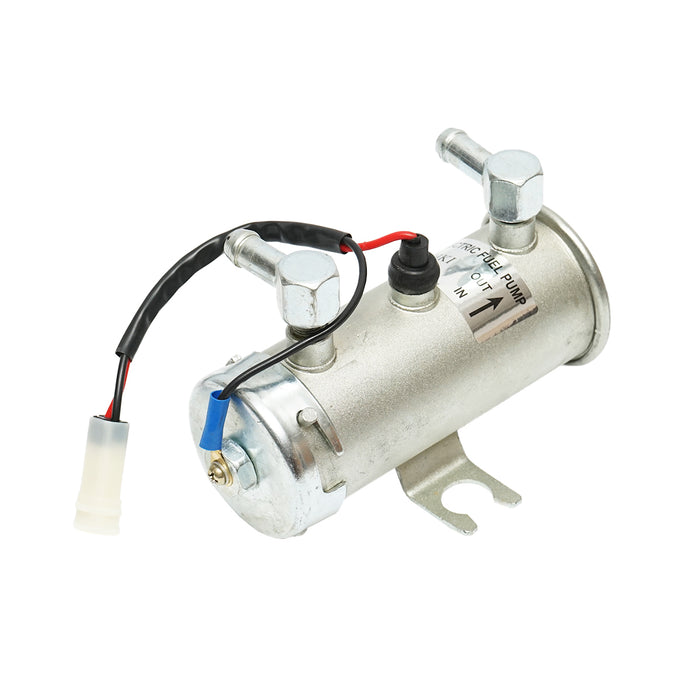 Pompa elettrica universale per carburante, 12V, L=145mm, Ø 10mm per diesel/benzina OEM YK-3111, 4HKI