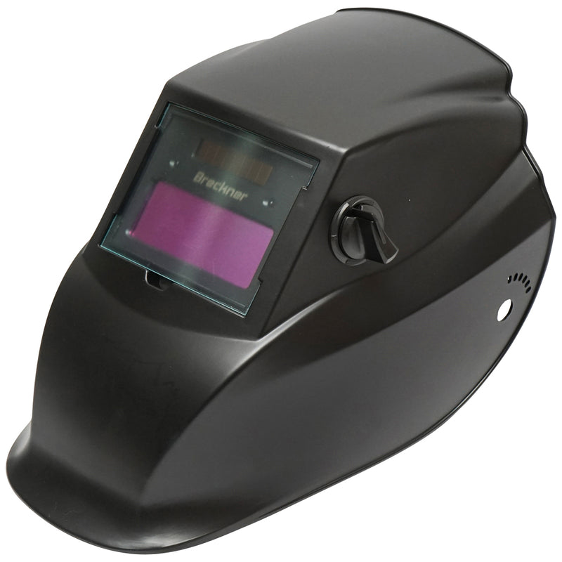 Maschera per saldatura automatica con cristalli liquidi, nera. Breckner Germany